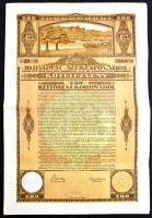 Budapest 1918. "A Magyar Korona Országai 5 1/2%-kal kamatozó Járadékkölcsön - Államadóssági Köt...