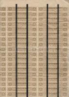 Szívarkapapír adójegy érvénytelenített 36db-os fázisnyomat ív