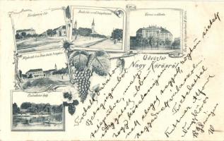 1898 Nagykőrös, floral (fl)