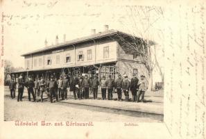 Baranyaszentlőrinc, Vasútállomás; kiadja Blancz József