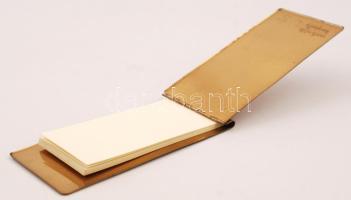 Salgó Imre, Budapest, réz felírótömb, 14x7x0,5cm