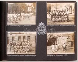 1952 Sportélet a főpostán, 93 db fotó a postás dolgozók sportolásáról, túrázásáról, balatoni, badacs...