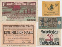 Németország / Weimari Köztársaság 1918-1923. 10db klf szükségpénz T:vegyes Germany / Weimar Republic 1918-1923. 10pcs of diff necessity notes C:mixed