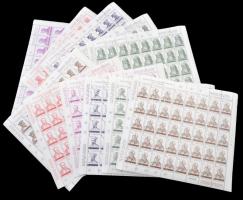 A Rend nagymesterei 11 érték teljes ívekben Great masters 11 stamps in full sheets