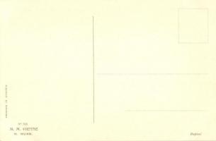 4 db használatlan Barham szignós motívumlap; M. Munk 705, 735 / 4 pre-1945 unused, signed art postca...