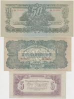 1944. 1P-1000P "A Vöröshadsereg Parancsnoksága" teljes sor! T:I-,III,III-