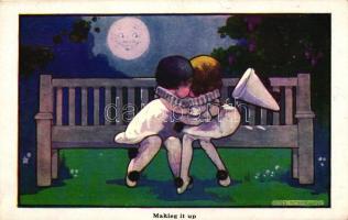 Making it up / Children kissing, clowns s: Agnes Richardson