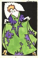 A Magyar Művészeti Vállalat művészlapja / Hungarian art postcard s: Kőszegi Bella