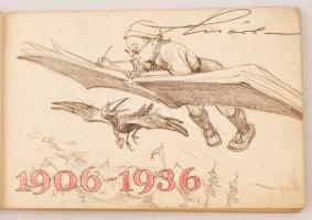 Márton Lajos (1891-1953): Jubileumi Márton-album. Litográfia-sorozat. [Bp.], [1936], A szerző sajátj...