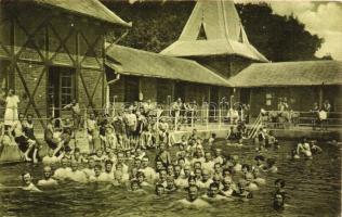 Félixfürdő, Baile Felix fürdő; Uszoda, Scoala de innotat, Verlag Krafft & Drotleff / swimming pool