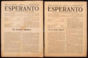 1927 Az Esperanto újság XXIII. évfolyamának 8-9 és 10-11. száma / 1927 Esperanto journal