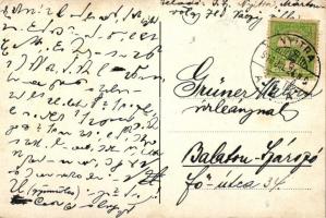 Nyitra, Síkszita és turbina malom; hátoldalon héber kézírás / turbine mill