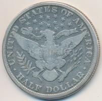 Amerikai Egyesült Államok 1907. 1/2$ Ag Barber T:2-,3  USA 1907. 1/2 Dollar Ag Barber C:VF,F