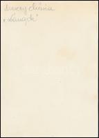 Mezey Mária (1909-1983) színésznő a Lángok c. film (1940) egyik jelenetében, gotó, hátulján felirato...