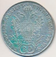 Ausztria 1823A 20Kr Ag "I. Ferenc" T:2,3 patina Austria 1823A 20 Kreuzer Ag "Franz I" C:XF,F patina