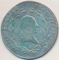 Ausztria 1823A 20Kr Ag "I. Ferenc" T:2,3 patina
Austria 1823A 20 Kreuzer Ag "Franz I...