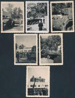 cca 1942 Hadieszköz kiállítási fotók, 6db, 6x5cm