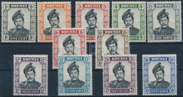 Definitive 11 stamps (missing closing value), Forgalmi 11 érték (hiányoznak a záró értékek)