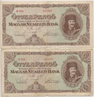 1945. 50P (4x) T:III,III-