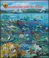 International Year of the Ocean minisheet Az óceán nemzetközi éve kisív