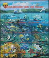 International Year of the Ocean minisheet, Az óceán nemzetközi éve kisív