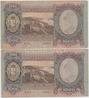 1943. 1000P (2x) sorszámkövetők T:III