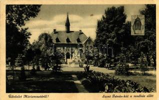 Budapest II. Máriaremete, Szent István kút (ázott / wet damage)