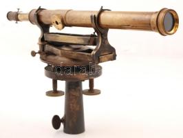 cca 1880-1910 Földmérő eszköz, "K. K. polytechn. Institut in Wien. Chr. & G. Starke" i...