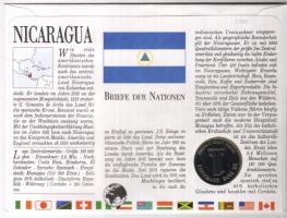 Nicaragua 1984. 100C, katonai motívumú érmés boríték