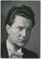 Baksay Árpád (1927-): színész, tenorista fotója, 9x6cm