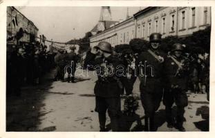 1940 Máramarossziget, bevonulás / entry of the Hungarian troops, photo, So. Stpl
