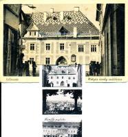 Kolozsvár, Mátyás király szülőháza / birth house of Matthias Corvinus, leporellocard