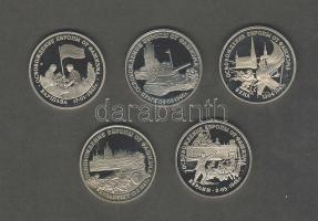 Oroszország 1995. 3R (5x) "Felszabadított városok II.V.H." díszdobozban T:PP