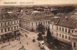 Nagybecskerek, Ferenc József tér, üzletek / square