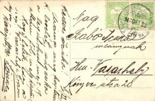 Nagybecskerek, Ferenc József tér, üzletek / square