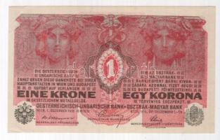 1916. 1K "7000 feletti" sorozatszámmal T.K.! T:I- sarokhajtással