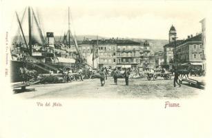Fiume, Via del Molo / ship station