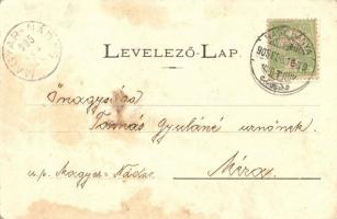 Nagybánya, Szent István torony, gimnázium; Kovács Gyula kiadása / tower, grammar school (EK)