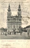 Erzsébetváros, Örmény katolikus templom; kiadja Scholtes A. / Armenian catholic church