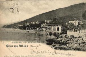 Abbazia, Südstrand, Slatinabader / beach, spa