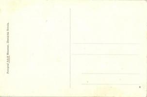 Vága, Váhovce; Katolikus templom, Fő utca. Fotograf Adolf Brunner / catholic church, main street, au...