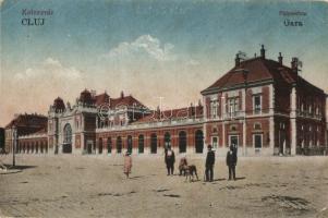 Kolozsvár, vasútállomás / railway station Kolozsvár visszatért 1940 So. Stpl., (b)