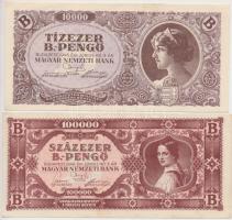 1946. 10.000BP + 100.000BP + 1.000.000BP + 100.000.000BP T:I-,II,II- foltos