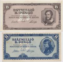 1946. 10.000BP + 100.000BP + 1.000.000BP + 100.000.000BP T:I-,II,II- foltos