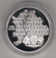 1998. "Budapest 125 éves" 750Ft Ag T:PP Eredeti díszdobozban, tanúsítvánnyal
