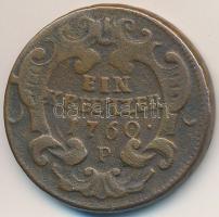 Csehország / Történelmi tartomány 1760P 1kr Cu "Mária Terézia" T:2-
Bohemia 1760P 1 Kreuz...