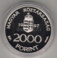 1997. "Integráció az EU-ba" 2000Ft Ag T:PP Eredeti díszdobozban, tanúsítvánnyal!