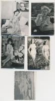 11 db erotikus fotó a 60'-as évekből, 8x6 és 14x9 cm közötti méretekben /
11 erotic photos, 8x...
