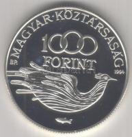 1994. "Védd a világot!" 1000Ft Ag T:PP Eredeti díszdobozban!