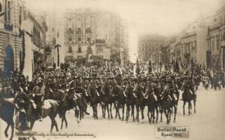1916 Budapest, Károly király és Zita királyné koronázása photo